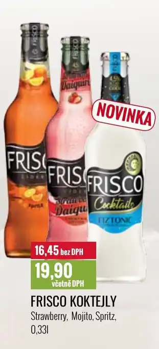 Ratio FRISCO KOKTEJLY nabídka