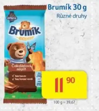 Kubík potraviny Brumík 30 g nabídka