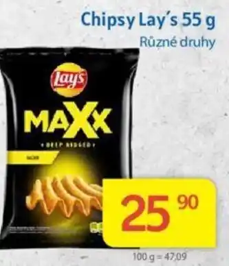 Kubík potraviny Chipsy Lay's 55 g nabídka
