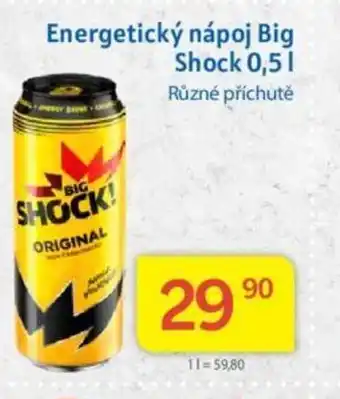 Kubík potraviny Energetický nápoj Big Shock 0,5 l. nabídka