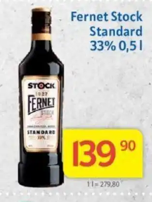 Kubík potraviny Fernet Stock Standard 33% 0,5 l. nabídka