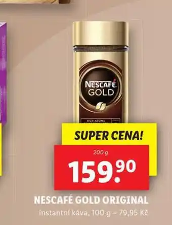 Lidl Nescafé gold original nabídka