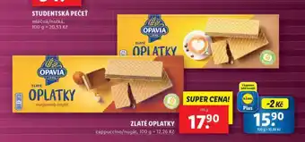 Lidl Zlaté oplatky nabídka
