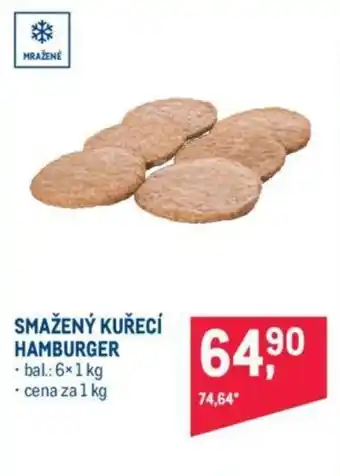 Makro SMAŽENÝ KUŘECÍ HAMBURGER nabídka