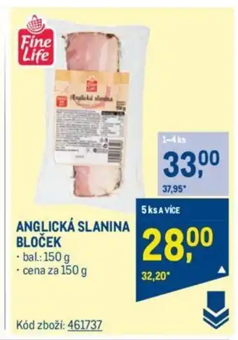 Makro ANGLICKÁ SLANINA BLOČEK nabídka