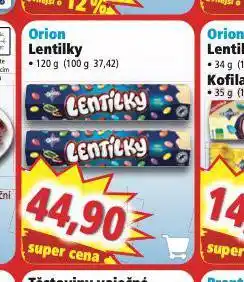 Norma Orion lentilky nabídka