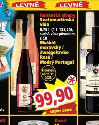 Norma Habánské sklepy svatomartinská vína nabídka