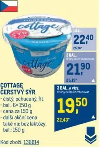 Makro COTTAGE ČERSTVÝ SÝR nabídka