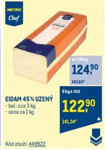 Makro EIDAM 45% UZENÝ nabídka