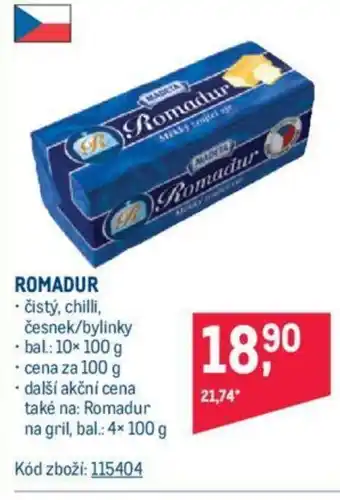 Makro ROMADUR nabídka