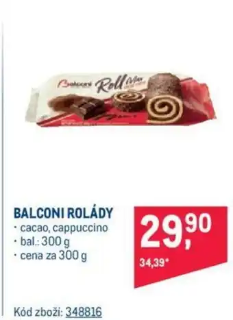Makro BALCONI ROLÁDY nabídka