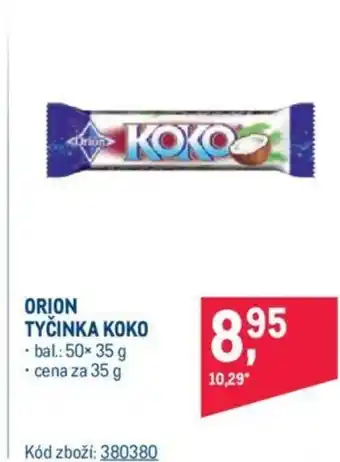 Makro ORION TYČINKA KOKO nabídka