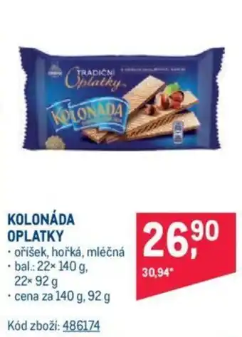 Makro KOLONÁDA OPLATKY nabídka