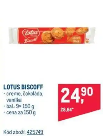 Makro LOTUS BISCOFF nabídka