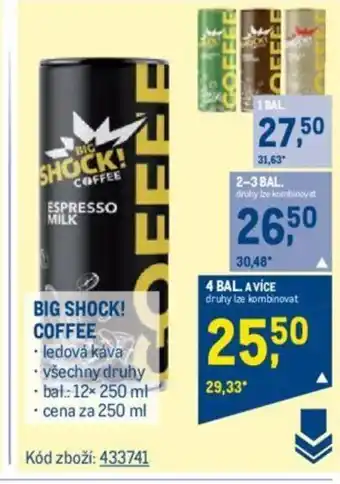 Makro BIG SHOCK! COFFEE nabídka