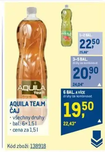 Makro AQUILA TEA.M ČAJ nabídka