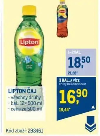 Makro LIPTON ČAJ nabídka