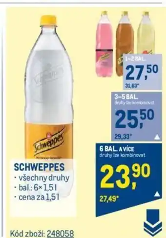 Makro SCHWEPPES nabídka