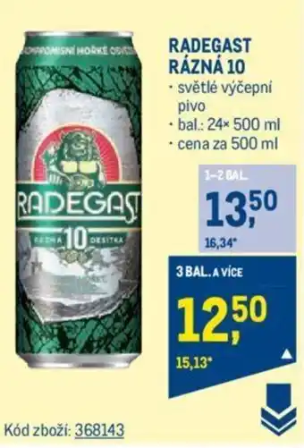Makro RADEGAST RÁZNÁ 10 nabídka