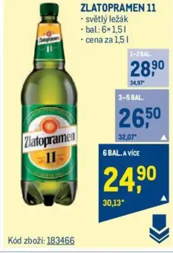 Makro ZLATOPRAMEN 11 nabídka