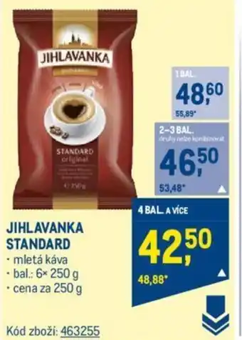 Makro JIHLAVANKA STANDARD nabídka