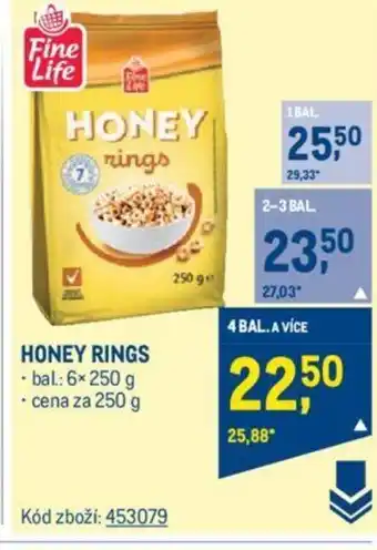 Makro HONEY RINGS nabídka