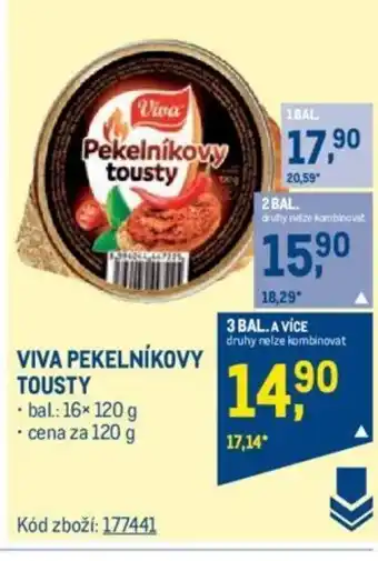 Makro VIVA PEKELNÍKOVY TOUSTY nabídka