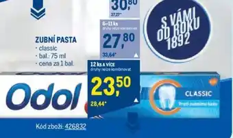 Makro ZUBNÍ PASTA nabídka