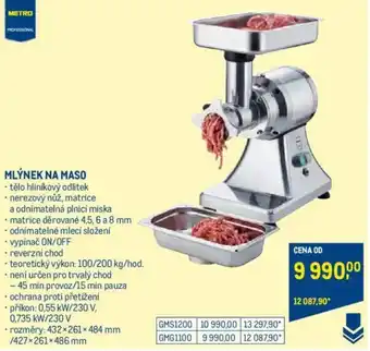 Makro MLÝNEK NA MASO nabídka