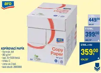 Makro KOPÍROVACÍ PAPÍR nabídka