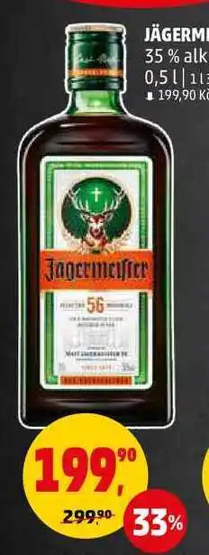 Penny Market Jagermeister, 0,5 l nabídka