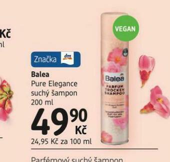 dm drogerie Balea suchý šampon nabídka