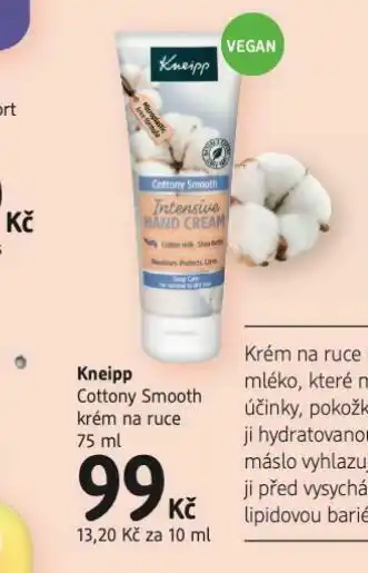 dm drogerie Kneipp cottony smooth krém na ruce nabídka
