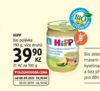Hipp bio polévka