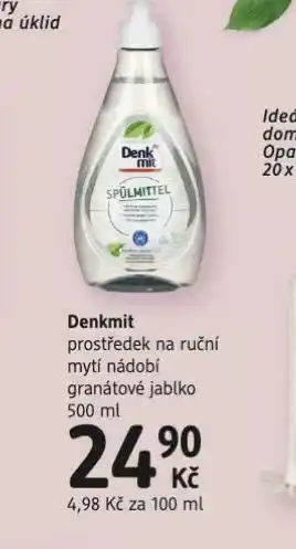 dm drogerie Denkmit prostředek na ruční mytí nádobí nabídka