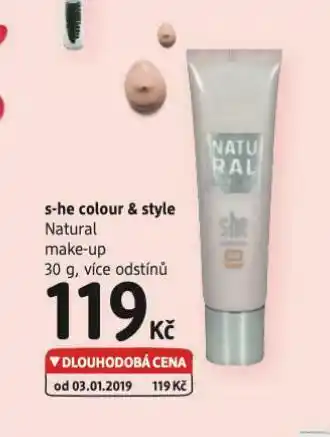 dm drogerie S.he colour &amp; style make-up nabídka