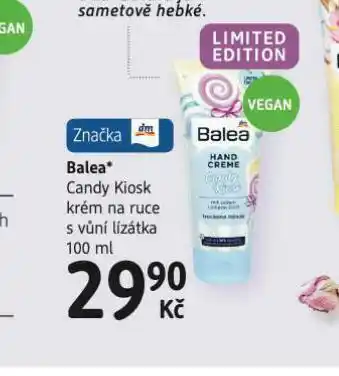 dm drogerie Balea candy kiosk krém na ruce nabídka