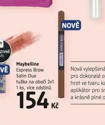 dm drogerie Maybelline tužka na obočí nabídka