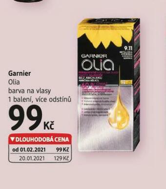 dm drogerie Garnier olia barva na vlasy nabídka