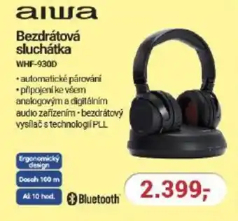 Planeo Elektro Bezdrátová sluchátka WHF-930D nabídka