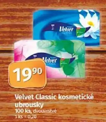 COOP TIP Velvet Classic kosmetické ubrousky 100 ks nabídka