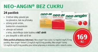 mojelekarna.cz NEO-ANGIN BEZ CUKRU nabídka