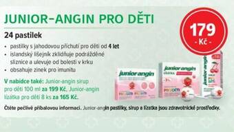mojelekarna.cz JUNIOR-ANGIN PRO DĚTI nabídka
