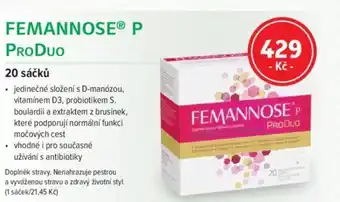 mojelekarna.cz FEMANNOSE P PRODUO nabídka