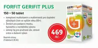 mojelekarna.cz FORFIT GERIFIT PLUS nabídka