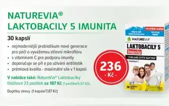 mojelekarna.cz NATUREVIA LAKTOBACILY 5 IMUNITA nabídka