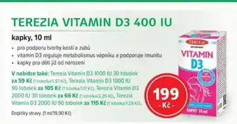 TEREZIA VITAMIN D3 400 IU