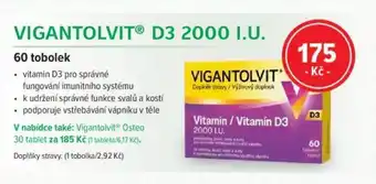mojelekarna.cz VIGANTOLVIT D3 2000 I.U. nabídka