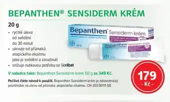 mojelekarna.cz BEPANTHEN SENSIDERM KRÉM nabídka