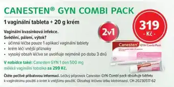 mojelekarna.cz CANESTEN GYN COMBI PACK nabídka